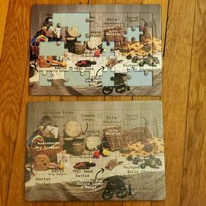 Puzzle of African Instruments